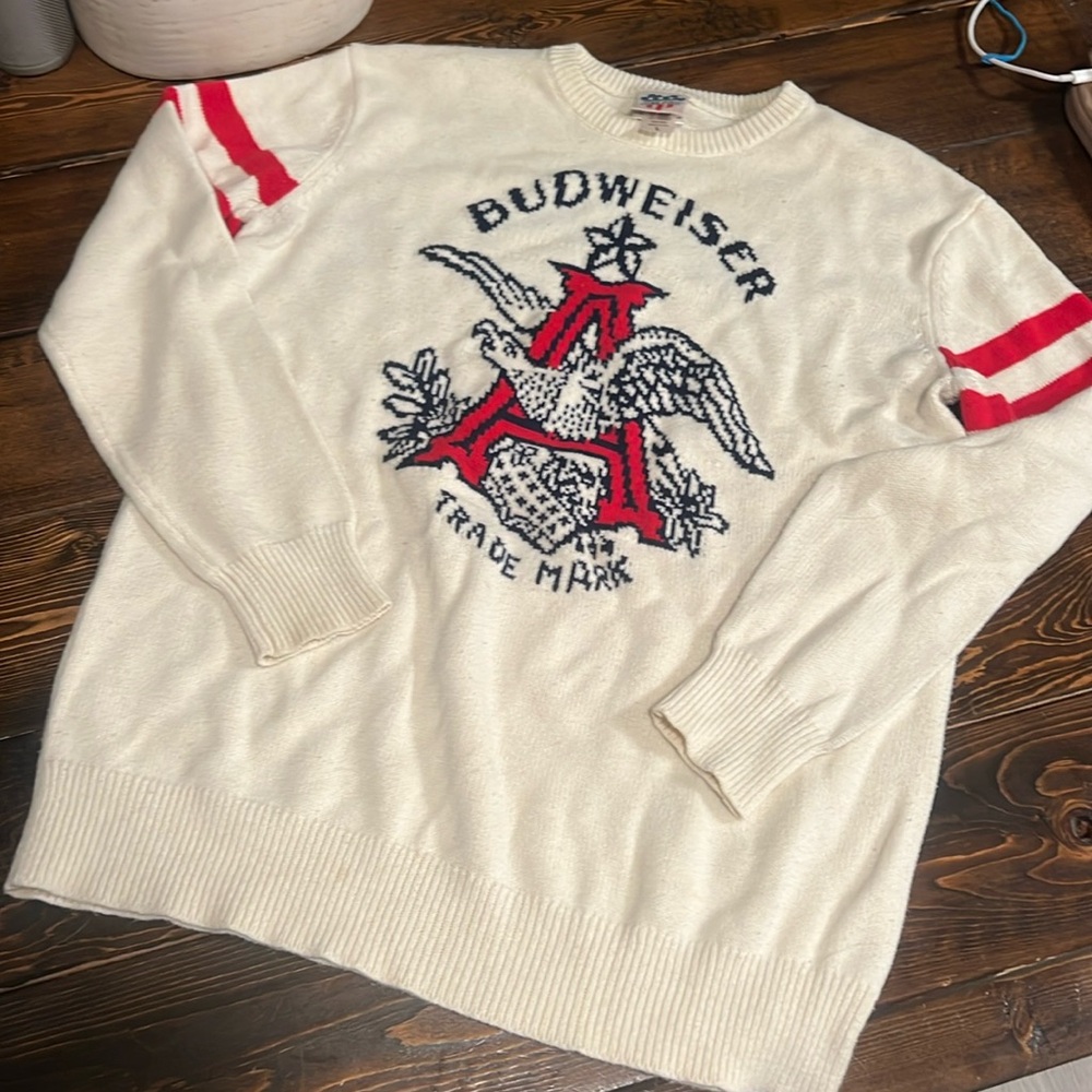 Urban outfitters junk food Budweiser beer sweater